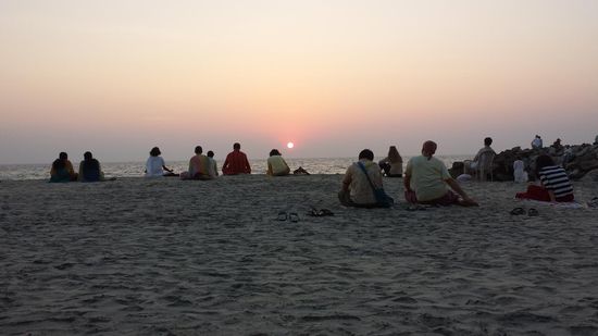 Abendmeditation am Meer