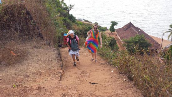 Auf dem Weg zur Kudlebeach