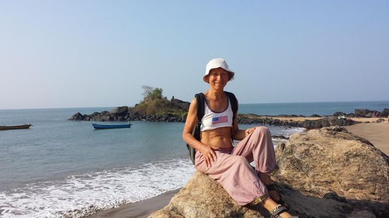 An einem Tag wandern wir über Om Beach, Half Moon Beach zur Paradise Beach.