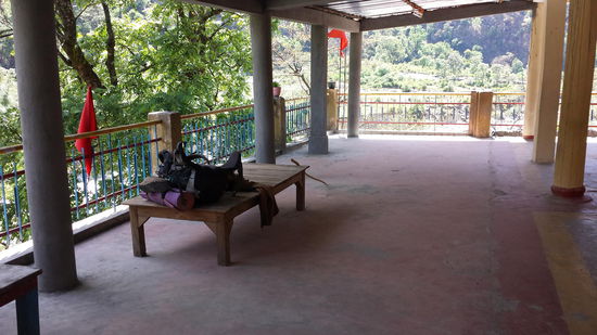 Hier kann ich im unteren Bereich mein Nachtlager bereiten.