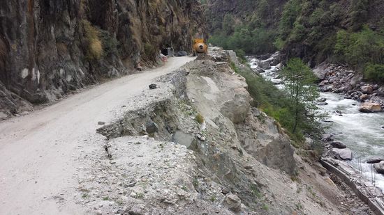 Der letzte Monsunregen hatte große Schäden angerichtet.