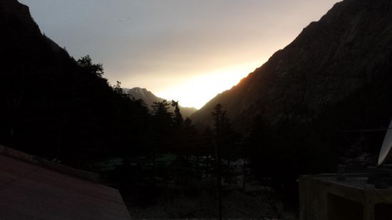 Der Himmel nach einem kurzen Sturm