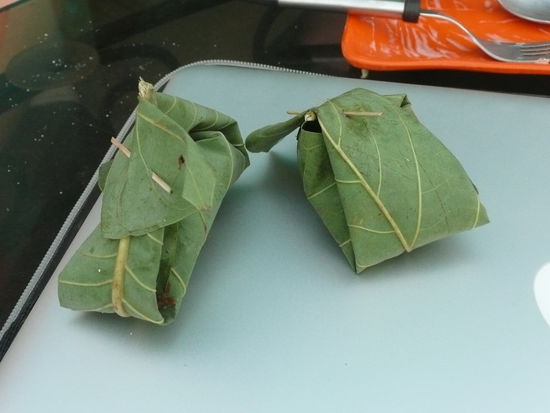 Paan in "Geschenkpapier"   
... Wiedersehensgeschenk für Sahra und Elias  