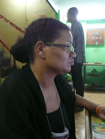 Christin,Travelin aus Berlin,die ich aus einem anderem Guest House "befreit" habe.Weil sie sich dort einfach nicht wohl fühlte.