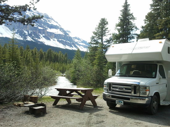 Camping am Mosquito Creek... 
... aber keine Mosquitos!!!