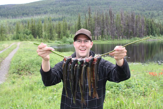 Fette Beute ...  für eine halbe Stunde Angeln  