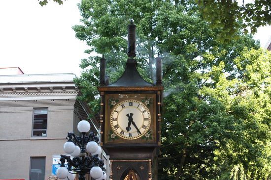 die berühmte Steamclock...