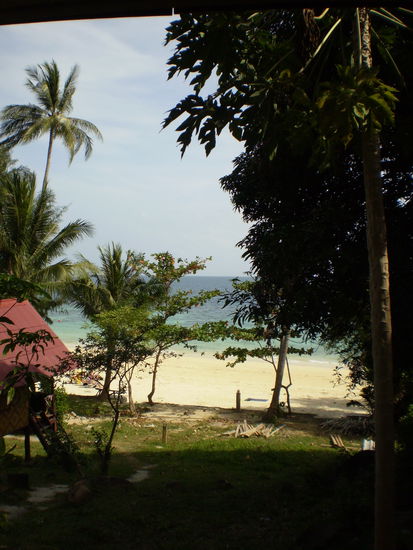 Meerblick vom Bungalow 