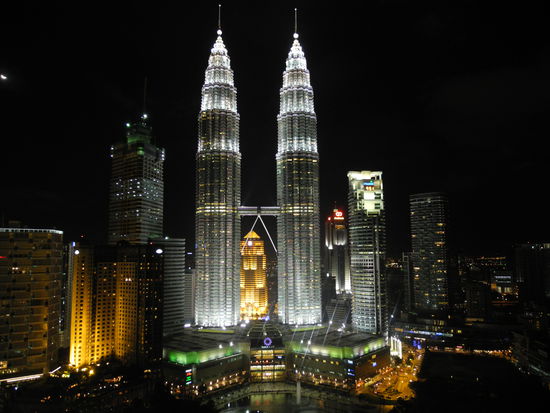 Der Blick von der Skybar