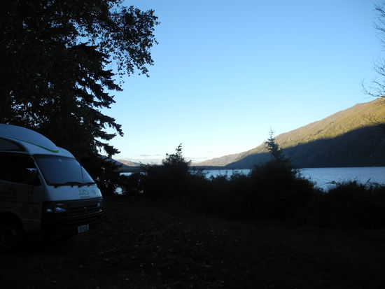 Unser Schlafplatz am See...