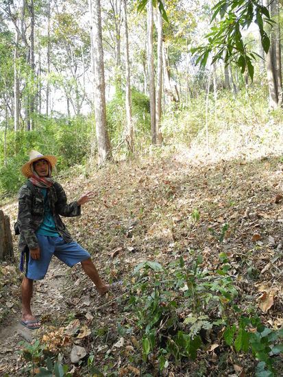 Unser Guide Dat. Man beachte: mit Flip Flops