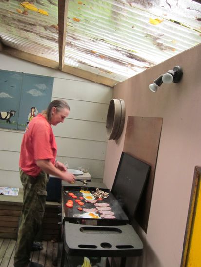 Der Grillmeister zum Fruehstueck