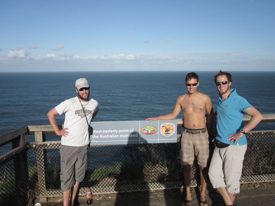 Ja wir hatten einen atemberaubenden Marsch hinter uns bis zum oestlichsten Punkt... 