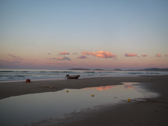 Abend-Daemmerung in Rainbow Beach