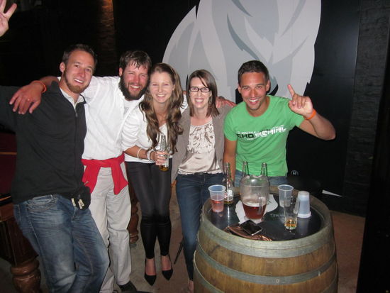 Unser Ausgang mit den Girls von Bundaberg