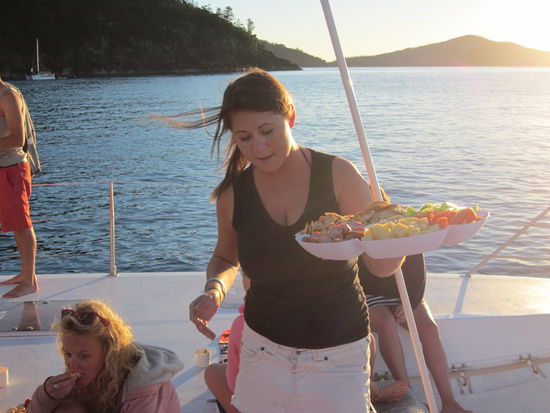 Tiffy verwoehnte uns mit dem traditionellen Zvieriplaettli - Tiffy is the best 