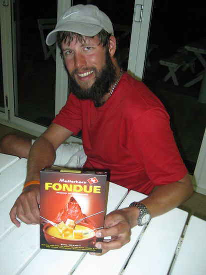 Fondue nach dem Adrealinkick.