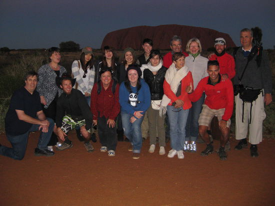 unsere gesamte Reisegruppe