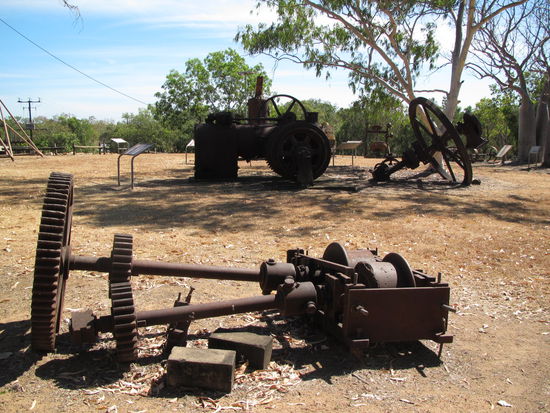 Alte Goldminen-Utensilien
