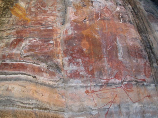 Felsmalerei in Ubirr