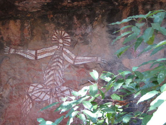 Felsmalerei am Nourlangie Rock