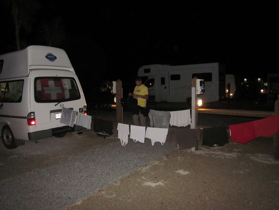 So ein Mitternachtswasch kann recht anstrengend sein... 