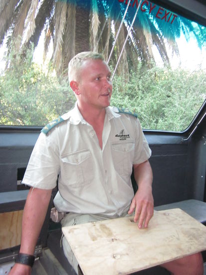 Karel unser South African Guide