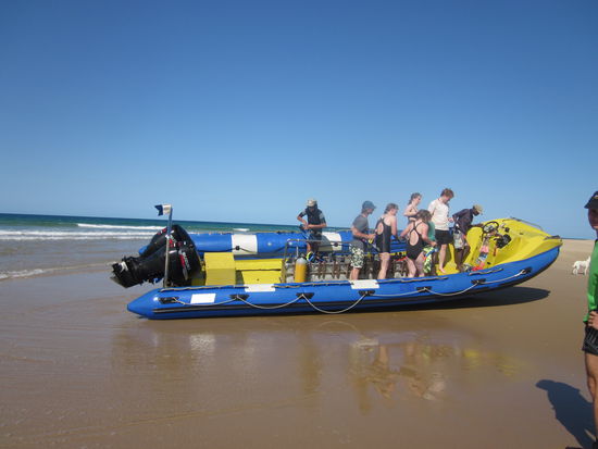 Am Ende der atemberaubenden Oceansafari.