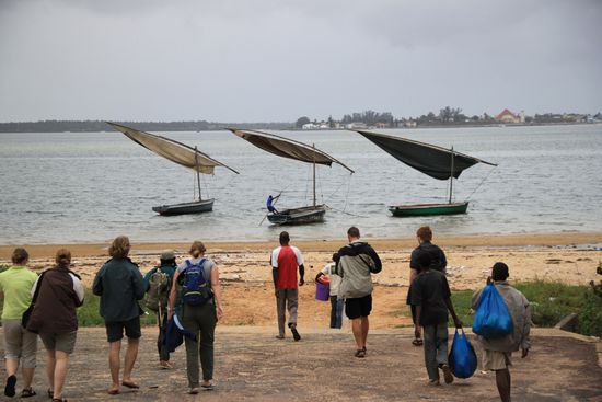 Touristen sind im Anmarsch...