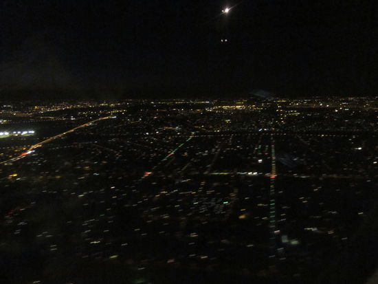 In der Luft über Johannesburg