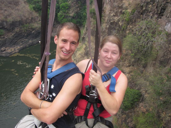 Wir haben es überlebt und hängen in den Seilen