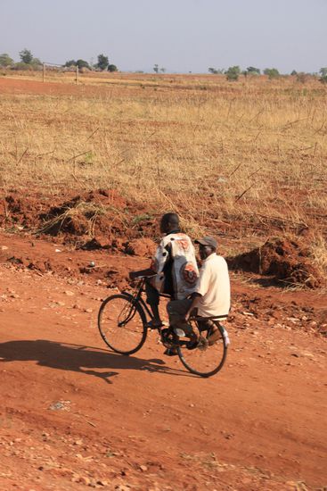 Das Velo, ein häufig genutztes Transportmittel.