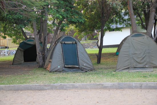 Unser Camp direkt am Malawi - See