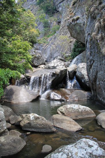Frisches Bergwasser gegen den Durst!