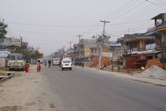 Strasse in Pokhara