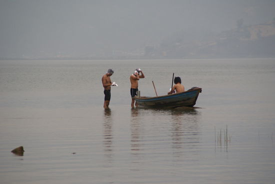 ...hier wird sich natürlich auch gewaschen!! 