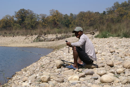 Handy gibts natürlich auch im Dschungel