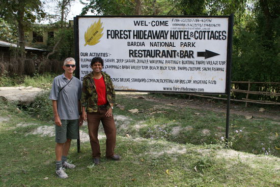 Der Australier und sein Guide