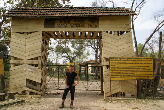 Eingangstor zum Bardia Nationalpark