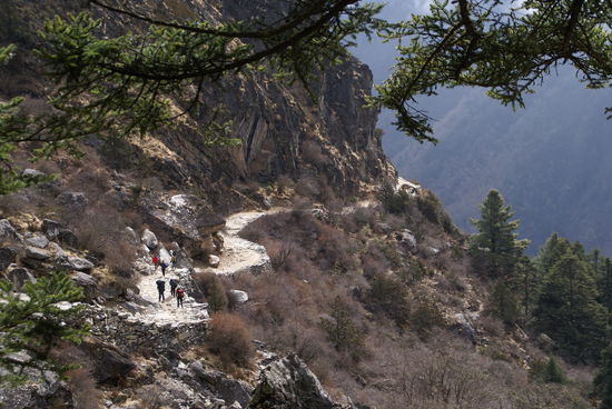 Weg nach Tengboche