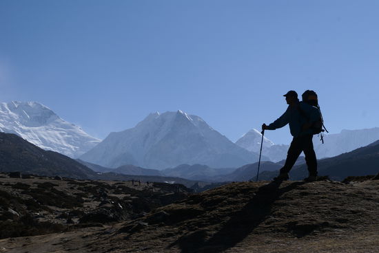 In der Mitte der Island-Peak (6180m)