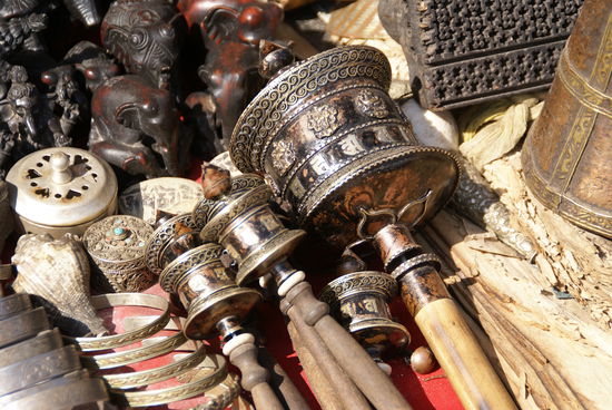 Verkauf von Touristenramsch, natürlich immer zu "...best nepali price!"