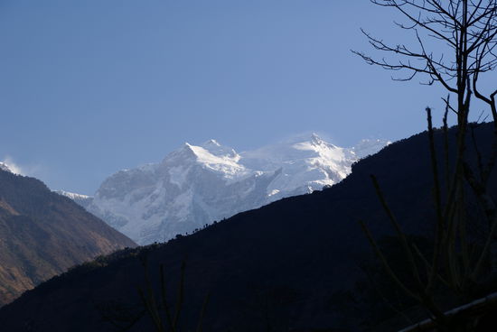 Erste Blicke auf die "richtigen" Berge
