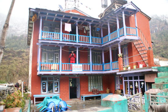 Unsere Unterkunft in Bargarchhap