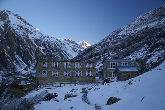 Sonnenaufgang über Yak Kharta