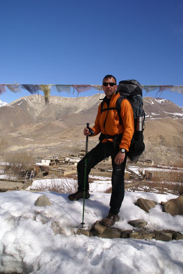 Der Schnee wird nun langsam weniger