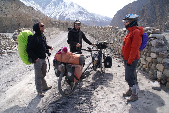 Die Franzosen mit dem Tandem