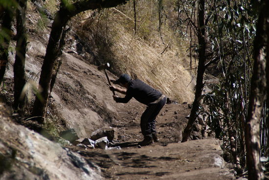 Der Weg wird grad neu gemacht