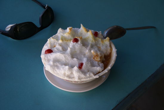 Mittags gabs "Lung Fung" Suppe!!   ...schmeckt süsslich!