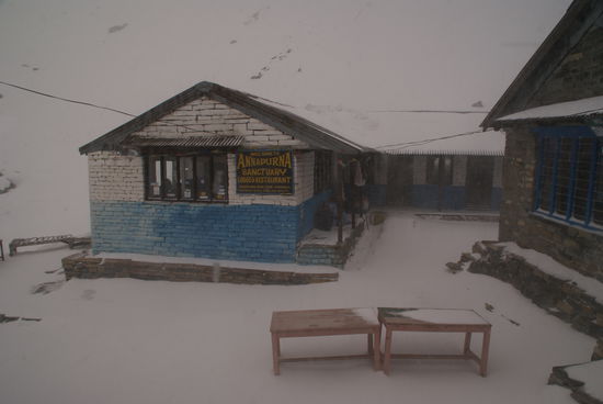 Blick aus der Lodge im ABC